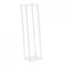 F Fityle Supporto per Fiori in Acrilico Centrotavola per Matrimoni Decorazione da Tavolo Moderno Vaso per Fiori in Acrilico Trasparente Colonna per colonne per, Piazza, 25x25x80 cm