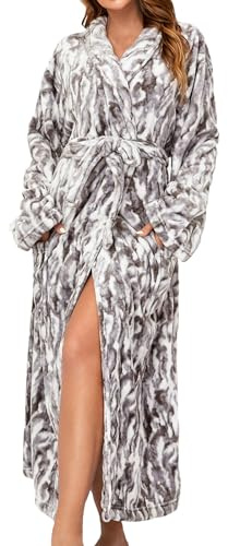 lozssnigzi Vestaglia Donna Da Camera Vestaglia In Pile Senza Cappuccio Vestaglia Lunga Caldo Accappatoio Invernali Vestaglia Donna Invernale Morbida Vestaglia Flanella