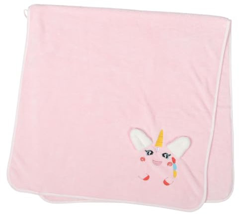 KOMBIUDA Badetuch Für Junge Mädchen Und Saugfähiges Korallenvlies-Badetuch Cartoon-Design Für Jungen Und Mädchen
