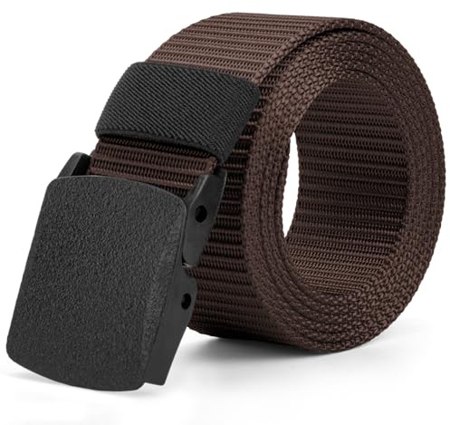 Justay Comf Gürtel Herren Nylon Canvas Belt für Herren,Gürtel Stufenlos Verstellbarer Stoffgürtel Geschenke