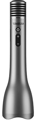 Takstar DA12 Bluetooth Wireless Microphone & Voice Amplifier, 12W Portable Handheld Mic with Speaker, 3 Sound Effect, TF Recording, Karaoke Microphone for Singing, Meeting, Outdoor, Party, Church