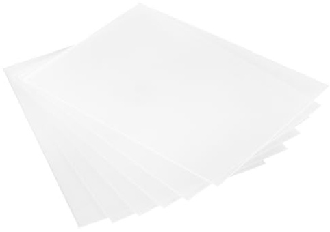 6 Stück Acrylglas Platte A4, 2mm Dick klare Acrylplatten | Transparente Kunststoffplatten mit Schutzfolie, für Fotorahmen, Projektausstellung, Malerei, Tischaufsteller, Dekoration, 29,