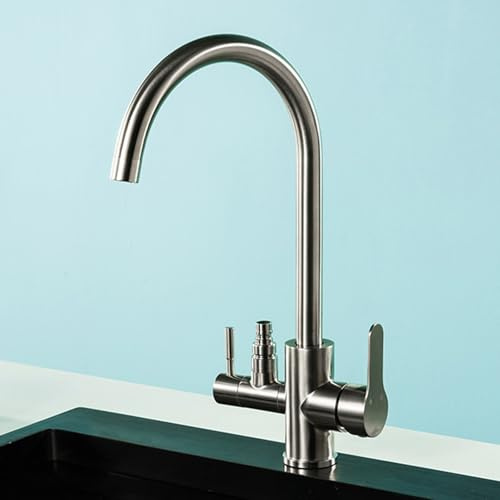 Robinet Cuisine Lave Vaisselle Acier Inoxydable-Brossé
