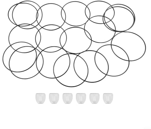 Zeroupshop Treillis rond en métal pour plantes grimpantes, lierre, roses, clématites, 18 pièces avec crochets, cadre de support mural élégant pour intérieur et extérieur, facile à installer, noir