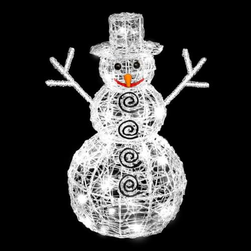 Pupazzo di neve di forma acrilica