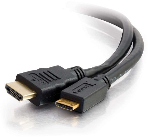 C2G Cable HDMI a Mini HDMI de alta velocidad con Ethernet - 4K 60Hz HDMI 2.0 chapado en oro
