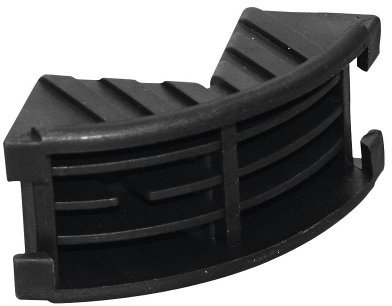 Kerbl Leichter Kantenschutz – Schwarz (Passend für 25 mm Gurt, 90° Winkel, Kunststoff) 37191