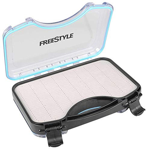 Spro Freestyle Rigged Box 28,2x21,6x6,6cm - Köderbox für Gummifische und Stingerhaken, Angelbox für Gummiköder, Box für Spinnköder