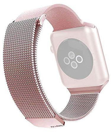 Metallarmband för Apple Watch (42/44 mm) rosa