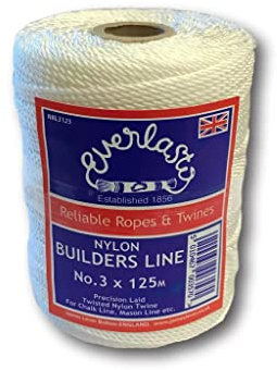 Everlasto Twisted Nylon Builders Line No.3 (1,5 mm) x 125 m Spule