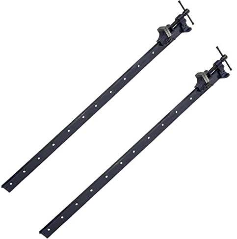 AB Tools T-Bar Sash Clamp 48” (1200mm) Cast Iron Grip Work Holder vice Slide Cramp 2pc