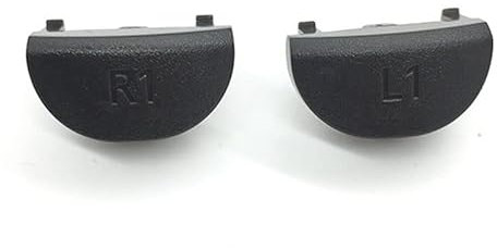 VKMKV 2 Sets JDS 040 JDM 040 Controller Trigger Button Ersatz L1 R1 L2 R2 mit Feder for PS4 Pro Controller Reparaturteil (Color : L1 R1)