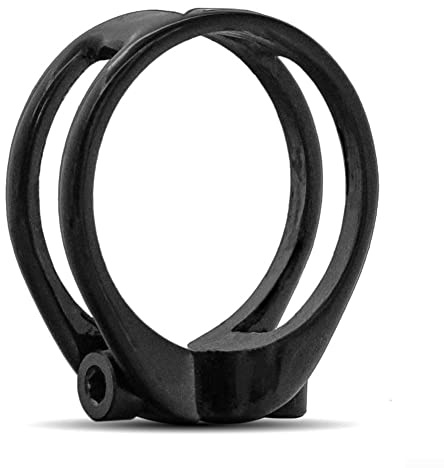 Abrazadera de tubo de fibra de carbono, abrazadera de tubo de tija de sillín de fibra de carbono, bloqueo de tubo de bicicleta ultraligero de 6 g, negro, 34.9