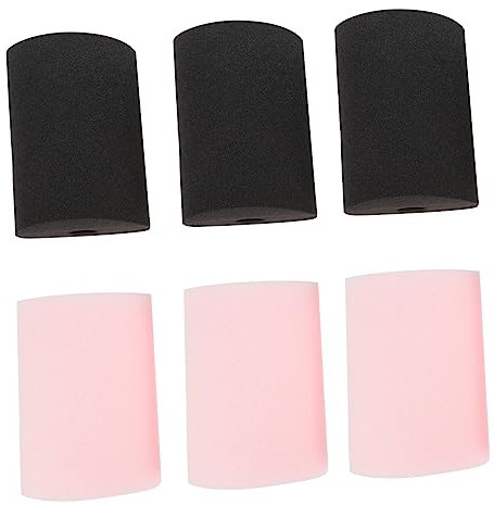 Operitacx 12 STK Zylindrischer Schwamm Becherwender Schaumstoffeinsatz Schwarze Wasserflasche Ersatzteile Trinkflaschen Schaum Schwarze Tassen Funkeln Gesicht Schwammsäule Rotieren Zylinder