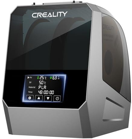 Creality Offiziell 2 Rollen 3D Drucker Filament Trockner, Space Pi Filament trockner Plus with 360° Heating, 2KG Upgraded Filament Trockner Box Support PLA ABS PETG TPU 1.75/2.85mm