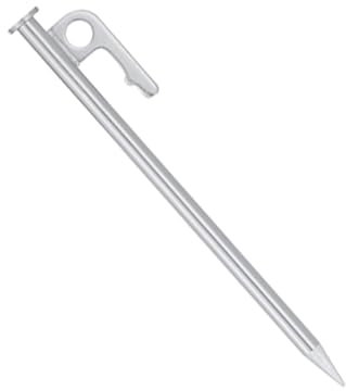 Metall-Heringe – Zeltheringe, Eiswerkzeuge, rostfrei, Camping, Familienzeltpfahl für Putdoor, Eiswerkzeuge, Stahlheringe, stabil, winddicht, Camping-Zubehör für Zelte