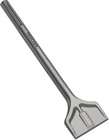 Firecore SDS Max - Scalpello per piastrelle, SDS Max, 300 mm x 75 mm, 42CrMo di alta qualità per registrazione SDS-MAX, geometria ottimizzata per piastrelle e colla per piastrelle