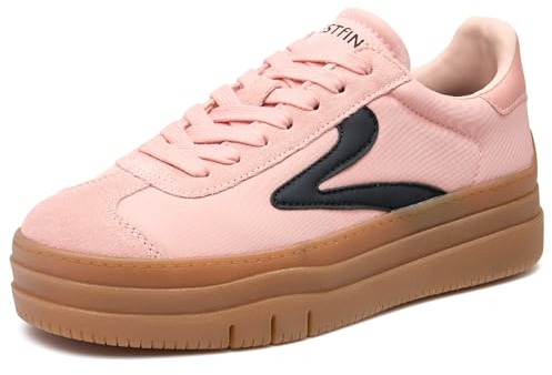 Cestfini Platform Trainers for Women Chunky Fashion Sneakers Casual Walking Shoes HDYDX01W-RT-UK-PINK-6