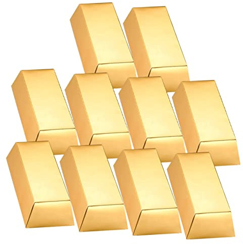 KOMBIUDA 10stücke Goldene Präsentbox Geschenkbox Box Party Favor Boxen Für Geburtstag Weihnachten Geschenkbox-behälter -geschenkbox