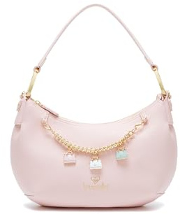 Braccialini Borsa Donna a Spalla Linea Beth Mezzaluna con Catena
