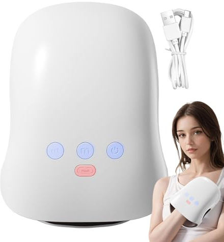 Masseur de mains chauffé - Compression électrique des doigts, de douleur infrarouge | Masseur thermique portable, appareil de thérapie des mains sans fil, chauffe-palm