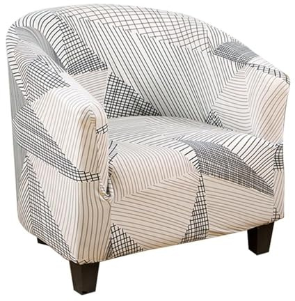 ABZDUNG Sesselbezug Stretch Sesselhusse Cabriolet Sesselschoner Tullsta Clubsessel Husse for Cocktailsessel 1 Sitzer(A1)