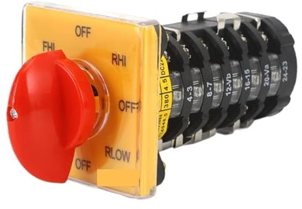 1 pz SZW25-64D/6 25A Interruttore a camme universale multiposizione for fresatrice a velocità avanti e indietro