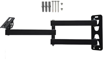Yooghuge Adjustable Projection Bracket With Adjustable Extension Arms 360 Degree Horizontal Rotation Metal Camera Mount Metal Projector Stand With Foldable Extension Arm