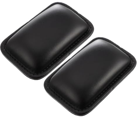 OATIPHO 2 Stück-pack Maus Handgelenkstütze und Tastatur Ellbogenauflage aus Pu Leder Rutschfest Ergonomisch für Laptoppc Büro und Reisen
