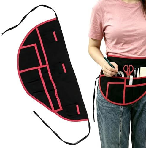 Sewing Tool Belt Adjustable Portable Waterproof Multi-pocket Strap | Quilting Tool Belt for Indoor Outdoor Home Gardening Knitting Working Women Men Adults
