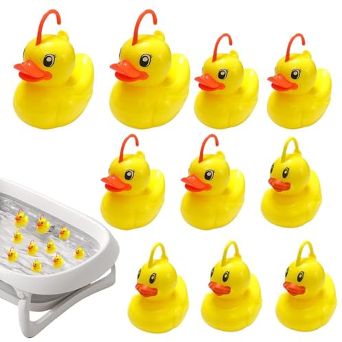 Hook A Duck Game For Outdoors, Duck Fishing Game, Floating Ducks Bath Toys | Water Games For Kids, Beach, Lake, Pool. Ideal For Party, Contest, Outdoor Fun, Bath Time, Summer(No pole)
