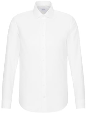 Seidensticker Herren Business Hemd - Shaped Fit - Bügelfrei - Kent-Kragen - Langarm - Umschlagmanschette - 100% Baumwolle