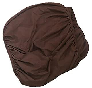 Divan sängöverkast djup passform kappsäck i dubbelsäng storlek i chokladbrun 48 cm (19 tum) för att passa bas upp till 45 cm djup