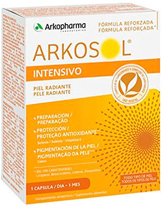 Arkkopharma TRIPLO Arkosol Intensivo Piel Radiante, 3x30Cápsulas