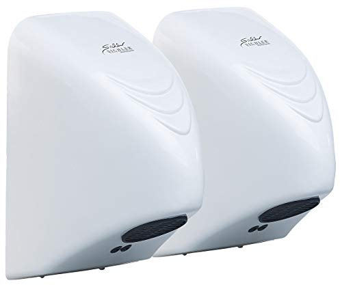 Sichler Haushaltsgeräte Händetrockner Gastro: 2er-Set automatische elektrischer Händetrockner zur Wandmontage (vollautomatische, Warmlufthändetrockner, Elektrische)