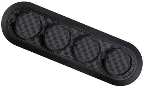 Hemobllo Kabelorganisator - Kohlefaser Textur Magnetisch Kunststoffdrahtmanagement Usb Kabelhalter Winder Kabelclip für Auto Büro zu Hause