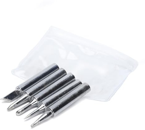 YIHUA #1300 Jeu de pointes de fer à souder (5 pièces) Pointes sans plomb certifiées SGS durables(I, B, K, 3C, 2.4D) UNIQUEMENT pour le fer à souder Yihua 928D-III 110W