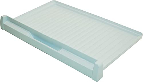 MyApplianceSpares Fridge Freezer Ice Bank Drawer Pull Out Tray 430 x 250 mm White for BEKO Refrigerator CFD640B CXF6114S
