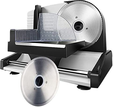 Trancheuse électrique ASM-100 avec 2 lames en acier inoxydable [Rosenstein & Söhne]