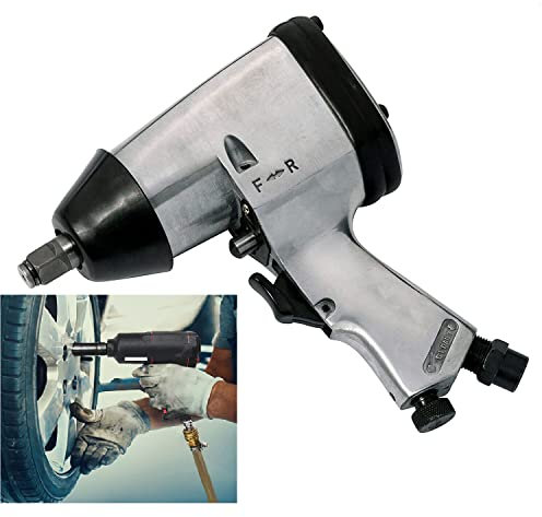 Unibos | Heavy Duty | Air Impact Wrench | Powerful Torque Output (7000 RPM) | Brushless | Ultra Compact, Quiet & Lightweight | Reversible Direction | for Changing Tires & Auto Repair