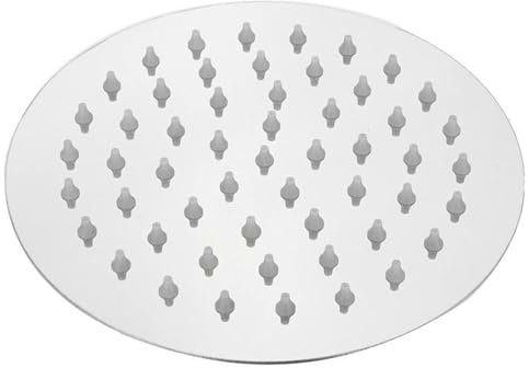 Soffione Doccia Rotondo 15CM MOKEKA Soffione Doccia in Acciaio Inossidabile 304(15CM, Rotondo)