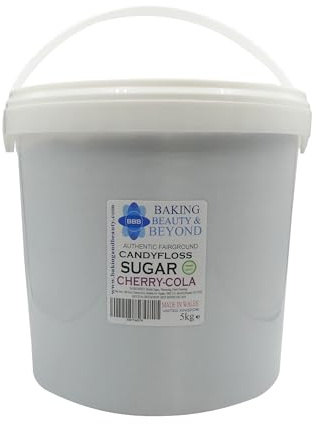Baking Beauty and Beyond Premium Candy Floss Sugar 5kg - Cherry Cola Flavour