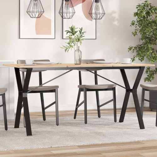 ZEYUAN Esstisch-Gestell in Y-Form 140x60x73 cm Gusseisen, Dining Table, Esszimmertisch, Küchentisch, Tisch Esszimmer, Küchen Tisch, Kitchen Table, Mehrzwecktisch - 357935