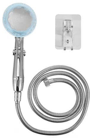 HOLIDYOYO Hochdruck Duschkopf Satz mit 3 Einstellungen Einstellbare Handbrause Abnehmbares Design für Einfache für Badezimmer und Haustiere Oberflächenbeschichtung