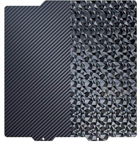 TIOPY Bambulab A1 MINI PET(carbon fiber)+ PEO(diamond) Plaque de Construction 184x184mm, 3D double face impression acier à ressort pour Bambu A1 Mini