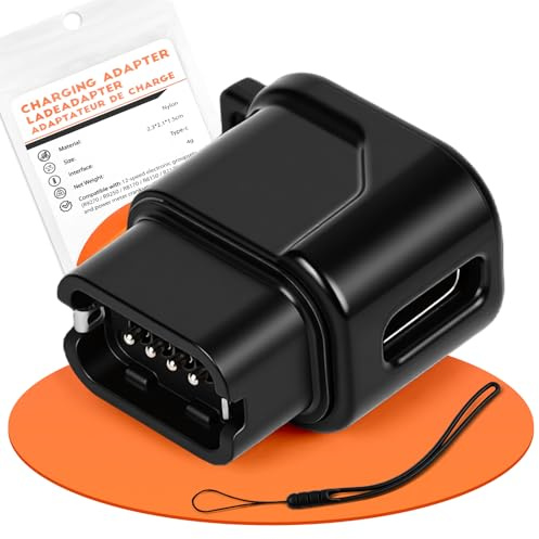 Valchoose USB-C Ladeadapter für Shimano Di2 12-Fach, 4-Pin auf Typ-C | Passend für R9270 R9250 R8170 R7170 RX825 & R9200-P, Notfall Ladekabel für Powerbank & Triko, mit Trageband