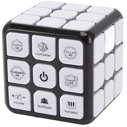 Syrisora Blinkendes Finger-Puzzlespielzeug, Elektronisches Gedächtnisspiel mit Licht und Ton für , Teenager und Erwachsene, Handgehaltenes Gehirntrainingsspielzeug für Konzentration und