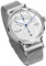 FEICE Herren Analog Uhr Mechanische Automatikwerk mit Gewölbtes Glas Kalender Armbanduhren - FM202 (Silber Edelstahlband)