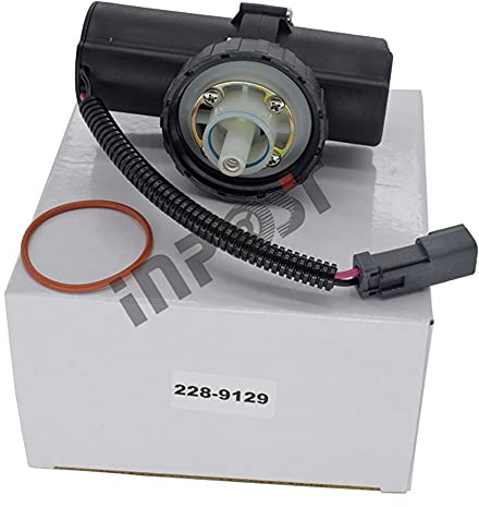 INPOST Pompa elettrica del combustibile 12V 249-7669 228-9129 per Caterpillar CAT Trattore Terne 428D 428E 430D 432D 432E 434E 444E 414E 416D 416E 420D 420E 424D 24D 52B 22 8-9129.