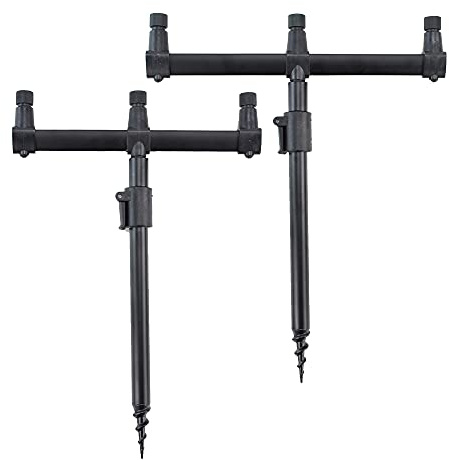 Hirisi Tackle Canna da pesca alla carpa in alluminio Pod Set Bank Sticks e Buzz Bar per 3 canne da pesca (30-45)